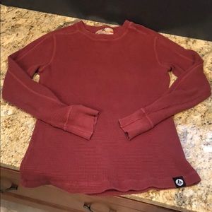 American Giant thermal pullover. Size Large.